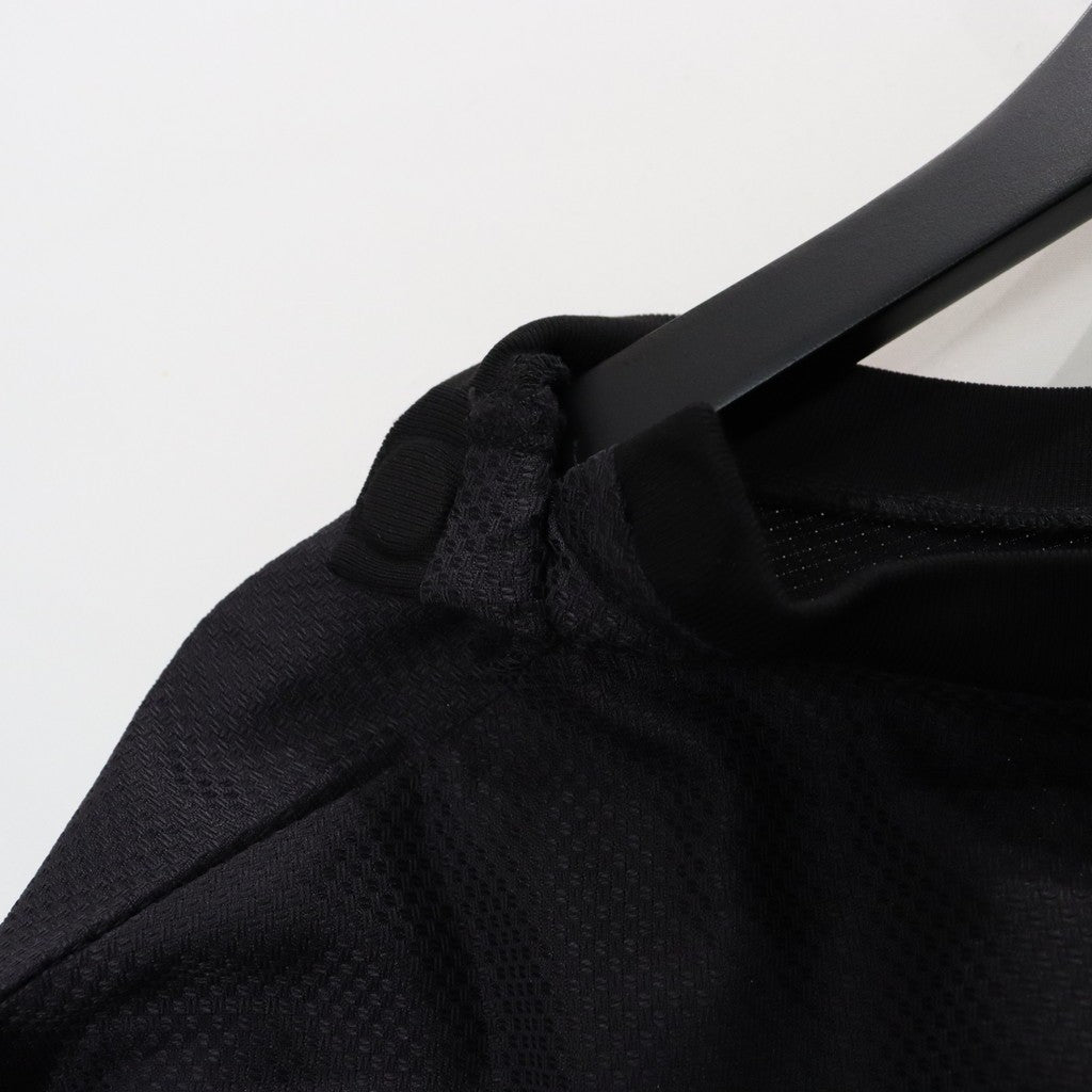 COLLEGE DOBBY S/S T-SHIRT #Black [SU25-T01]