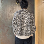LEOPARD JACQUARD CARDIGAN ( TYPE-2 ) #IVORY [26SS-WMK-KN18]