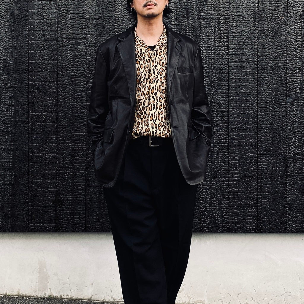 LEATHER JACKET ( TYPE-2 ) #BLACK [26FW-WMO-JK02]