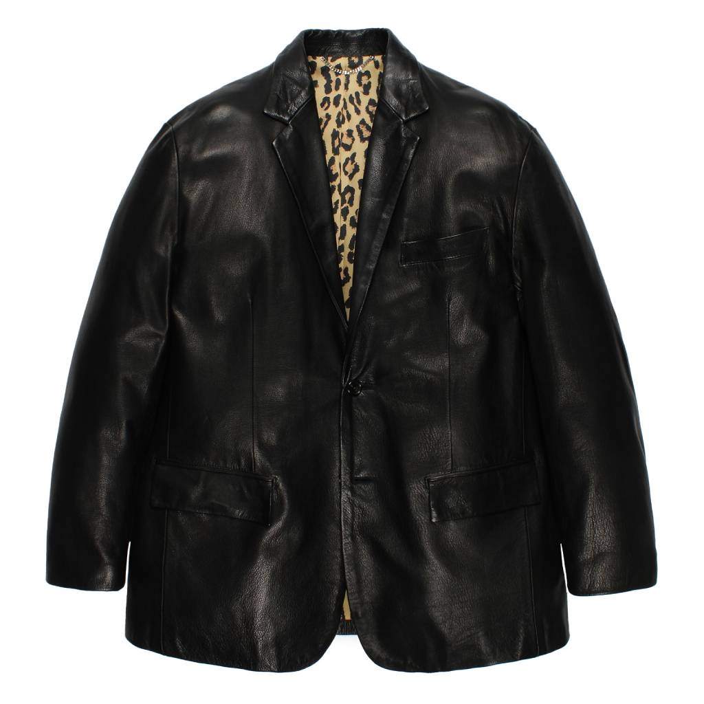 LEATHER JACKET ( TYPE-2 ) #BLACK [26FW-WMO-JK02]