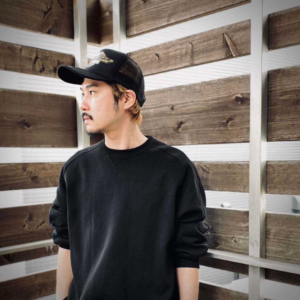 哈雷戴維森 | 尖叫鷹彎簷貼片帽 #黑色 / 黑色 [HD25SS-CAP-01]