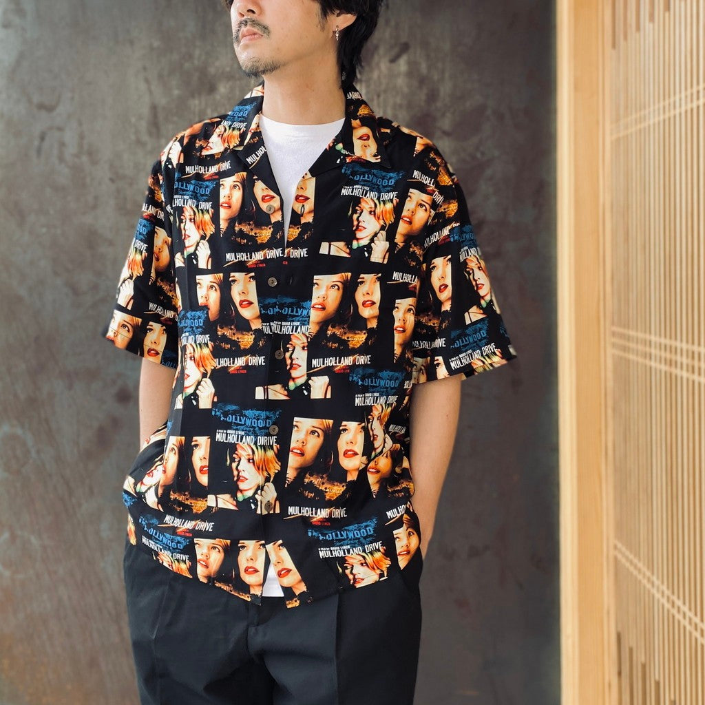 MULHOLLAND DRIVE | S/S HAWAIIAN SHIRT ( TYPE-1 ) #BLACK [MD-WM-HI01]