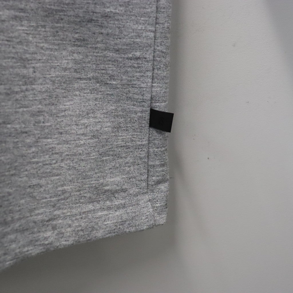 TECH DRAWSTRING TEE S/S #HEATHER GRAY [BE-32026W]