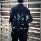 THE DARK KNIGHT TRILOGY | S/S HAWAIIAN SHIRT ( TYPE-3 ) #ONE [TDKT-WM-HI03]