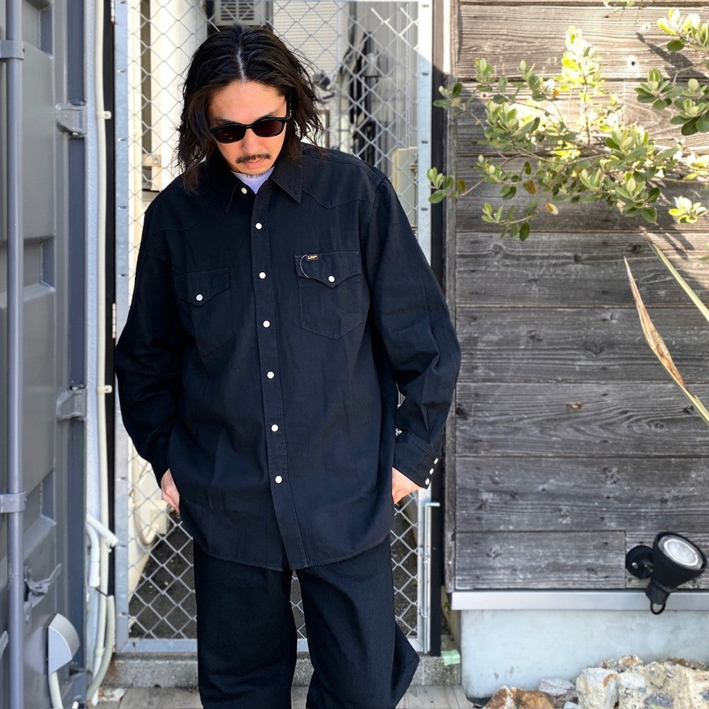 Lee | DENIM WESTERN SHIRT #BLACK [24SS-WMS-LE01] – cocorozashi