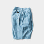 RAYON BIG SHORTS #Sax [SU26-B03]