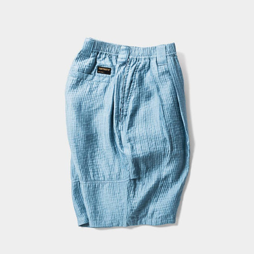 RAYON BIG SHORTS #Sax [SU26-B03]
