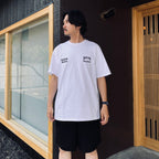 DEATH ROW RECORDS | WASHED HEAVY WEIGHT CREW NECK T-SHIRT #WHITE [DEATHROW-WM-WT02]