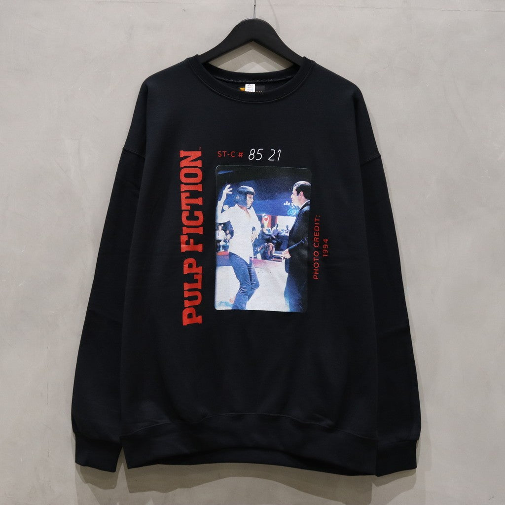 PULP FICTION | CREW NECK SWEAT SHIRT (TYPE-2) #BLACK [PF-WM-SS05]