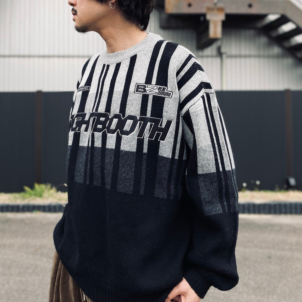 紅桜 | JQ KNIT SWEATER #Black [20TH-KN01 / FW25-RC06]