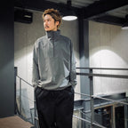 TECH HALFZIP STAND JACKET #CHARCOAL [BJ-60025]