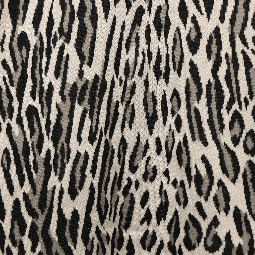 LEOPARD JACQUARD CARDIGAN ( TYPE-2 ) #IVORY [26SS-WMK-KN18]