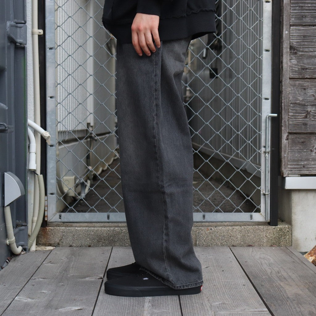 DENIM BAGGIE PANTS #BLACK [25AW-FS-22 / FS1795]