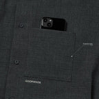 「GNV-S1」 SOFTBOX Oversized Strap Shirt #GRAY [GOOPI-24SS-APR-03]