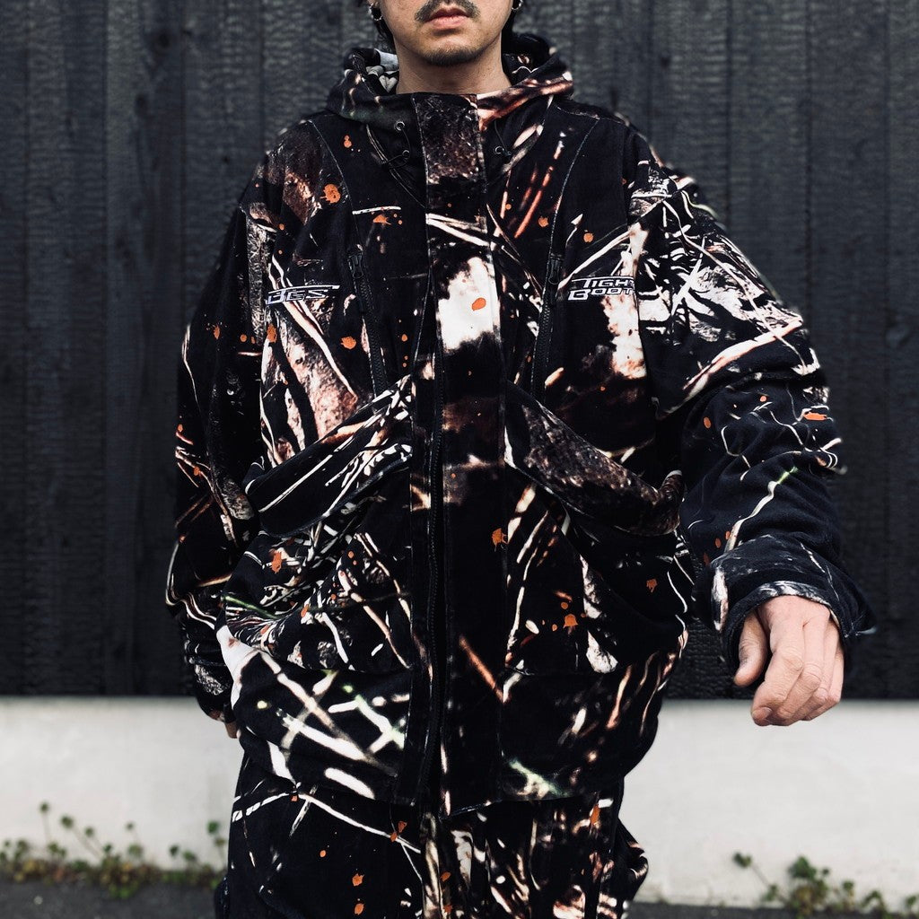 TACTICAL VELOUR CAMO JKT (TIGHTBOOTH x BES) #Camo [SS26-RC08