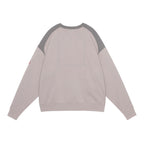 PANEL SHOULDER CREW NECK #BEIGE [CES29CS05]