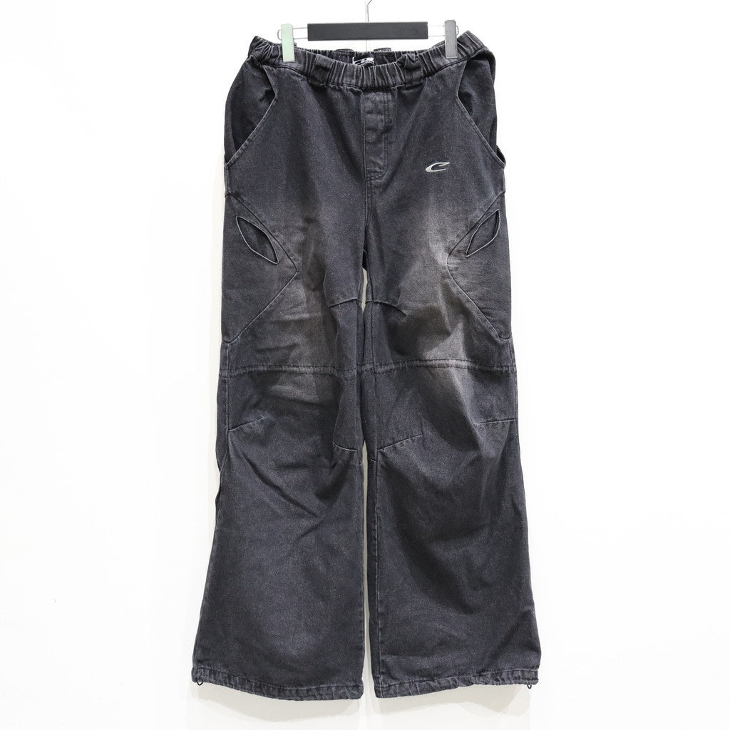 CPG | RHOMBUS DENIM PANTS #BLACK [25SS-CPG-03 / FS1741]