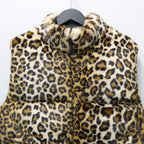 NANGA | LEOPARD FUR DOWN VEST #BEIGE [26FW-WMO-NA06]