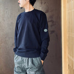 DIAGONAL RAISED FLEECE CREWNECK LENS SWEATSHIRT #TOTAL ECLIPSE 888 [RCCMSS713A-005086W-26FWP]