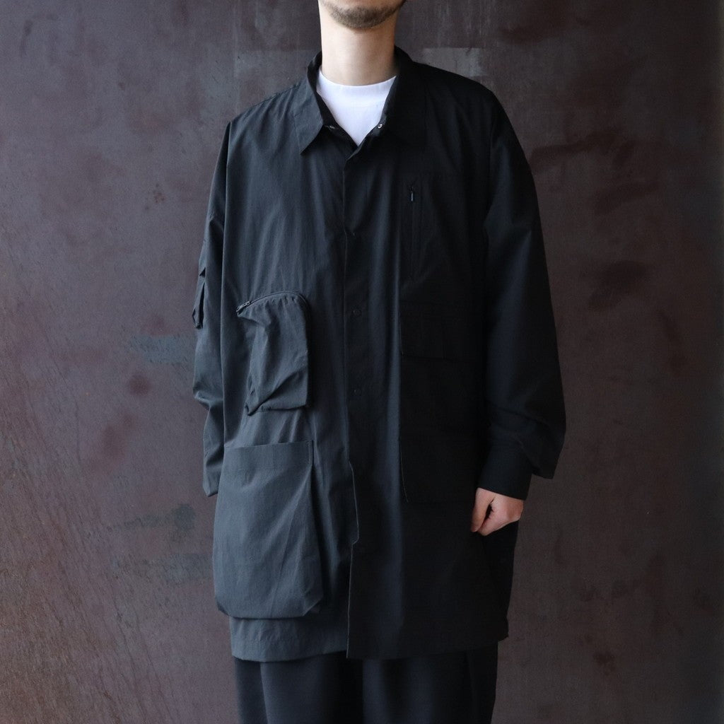 PERTEX UTILITY LONGLINE SHIRT #BLACK [FPA02261U0004]