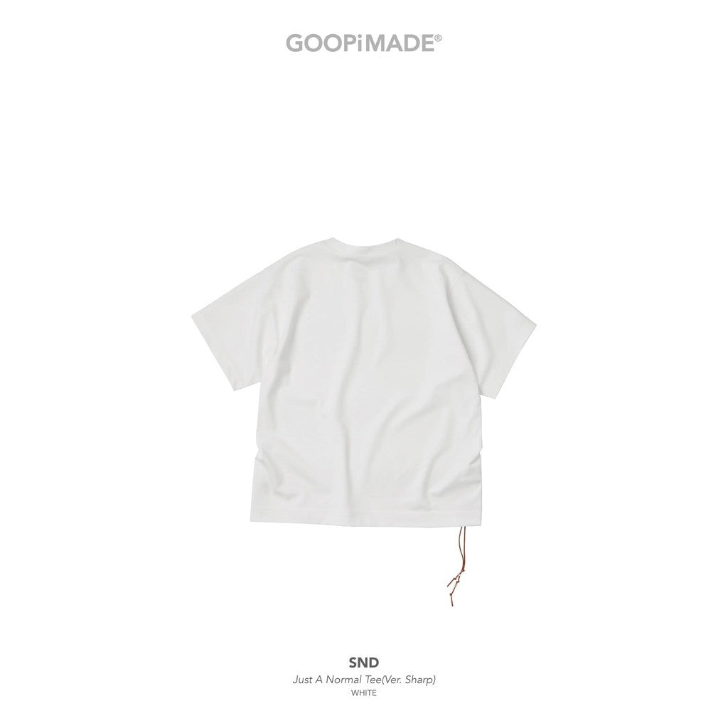 SND - Just A Normal Tee（Ver. Sharp） #White [GOOPI-26SS-MAY-04]
