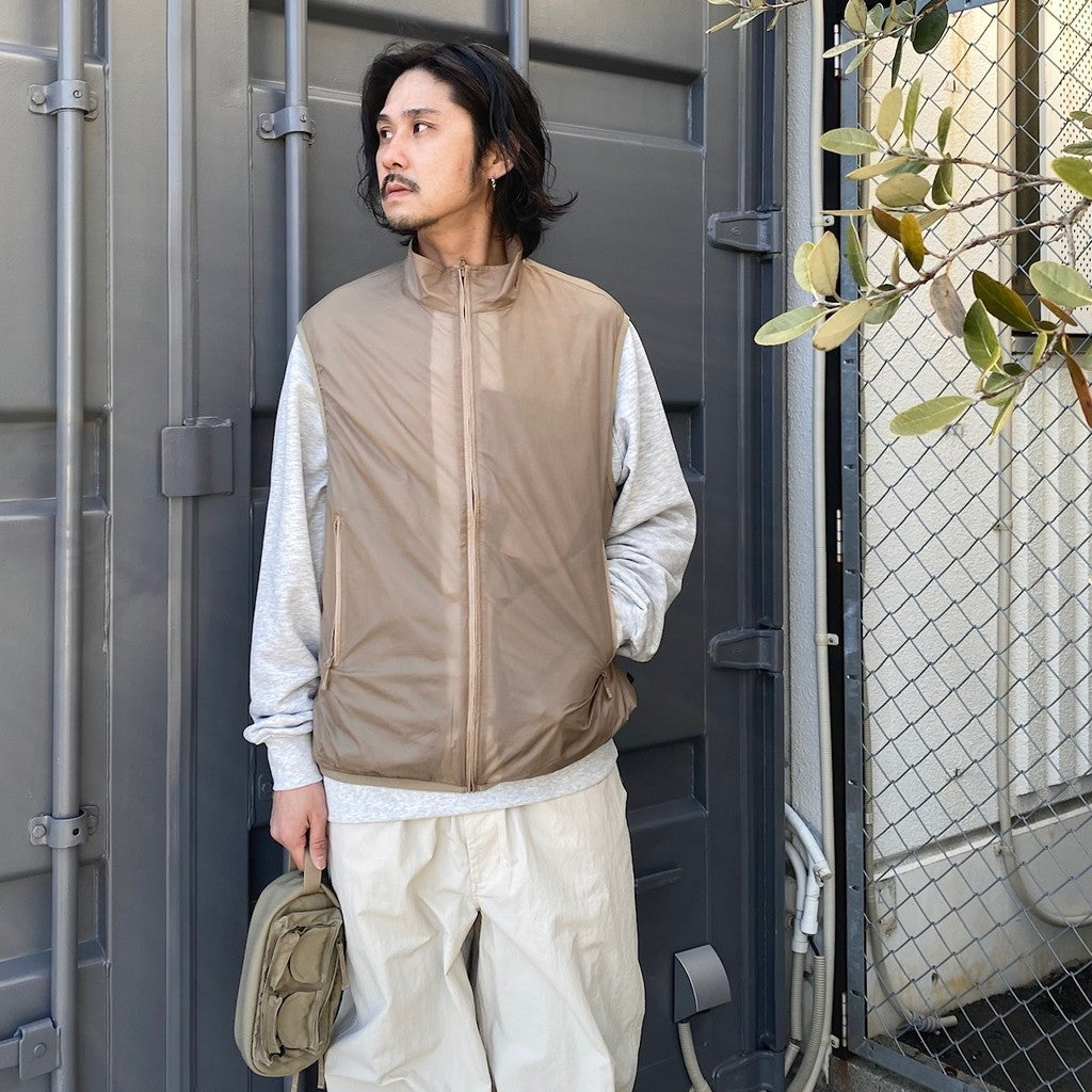 TECH REVERSIBLE WIND SHIELD VEST #BEIGE [BJ-23024]