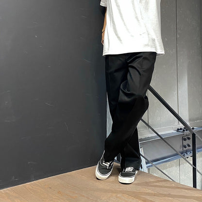 DICKIES | 百褶长裤 #黑色 [24FW-WMP-DC01]