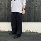 Stripe huge pants #chacoal gray [BV-PT2600210]