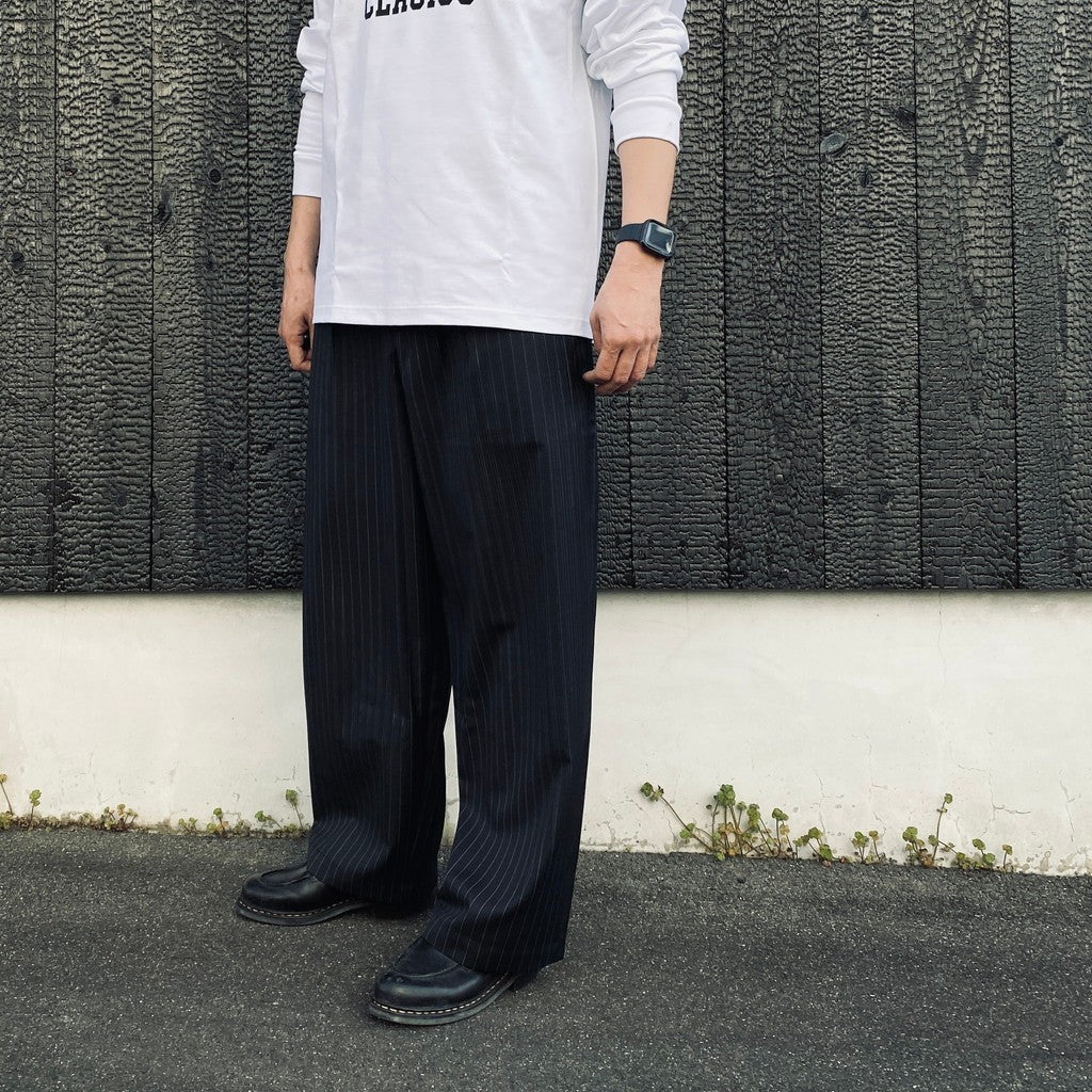 Stripe huge pants #chacoal gray [BV-PT2600210]