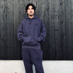 WASHED MIDDLE WEIGHT PULLOVER HOODED SWEAT SHIRT #PURPLE [26SS-WMC-SS05]