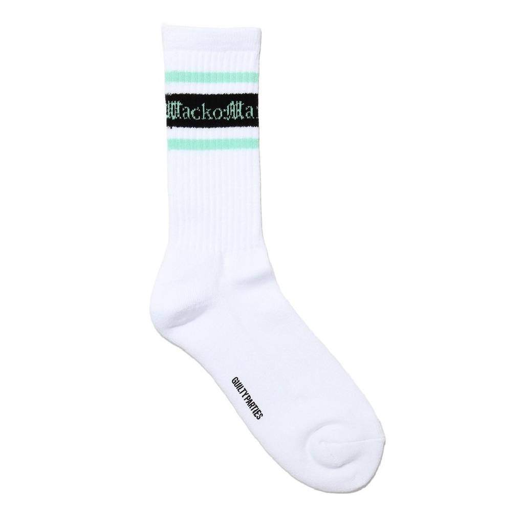 SKATER SOCKS -TYPE 2- #WHITE-MINT [24SS-WMA-SO02]