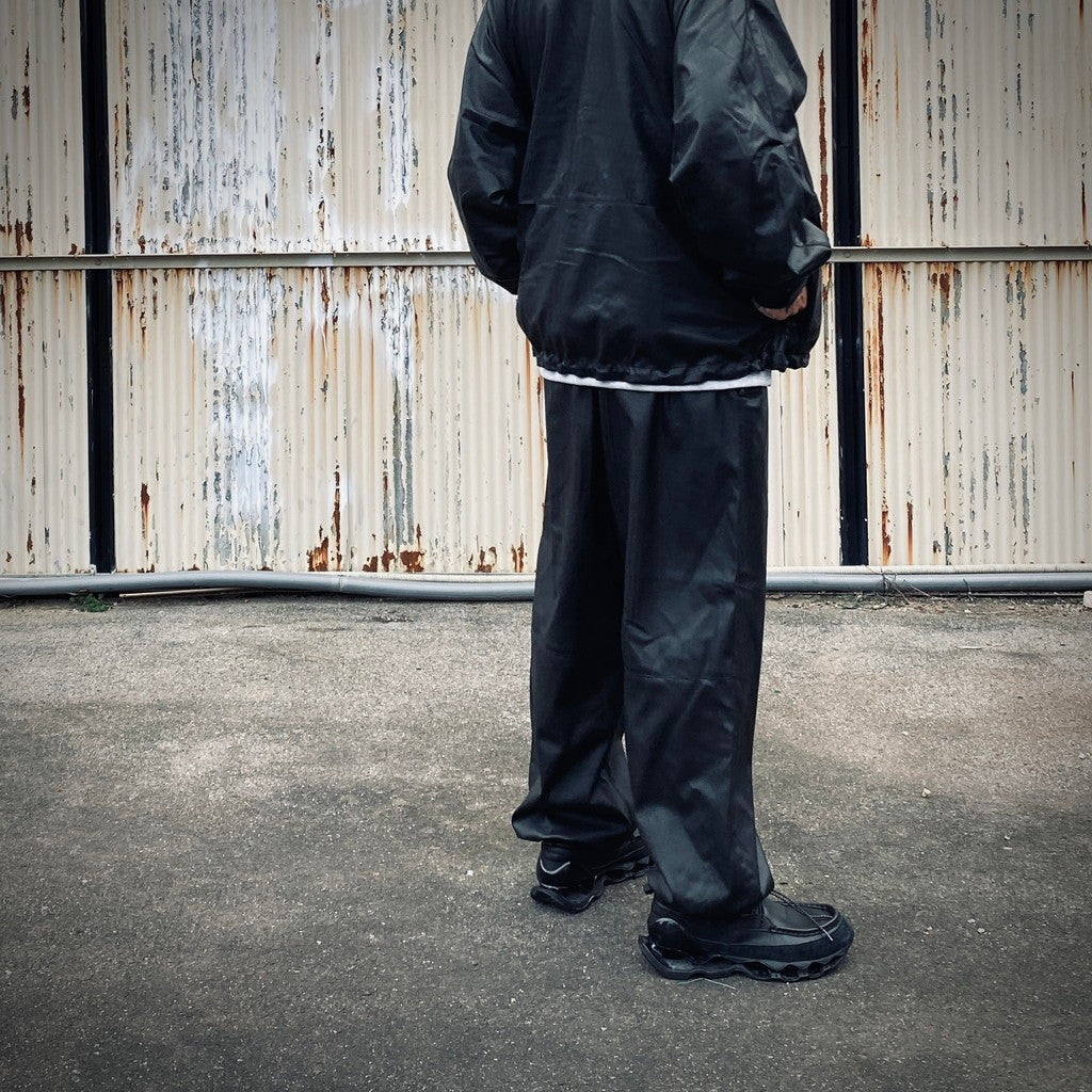 TECH SYNTHETIC SKIN WINDBREAKER PANTS #BLACK [BP-40025W]