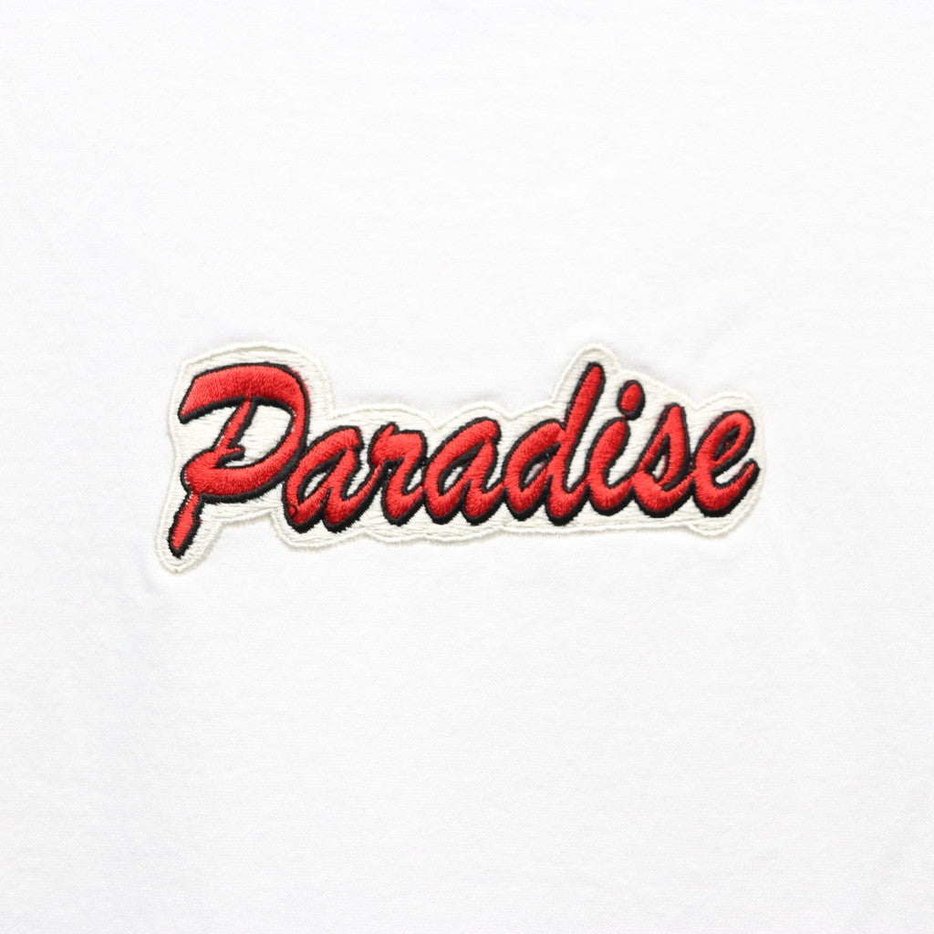 水洗重磅圓領長袖T卹（1型）#白色 [25FW-WMT-LT03]