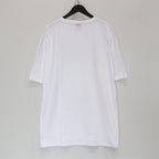 ELLEN VON UNWERTH | WASHED HEAVY WEIGHT CREW NECK T-SHIRT ( TYPE-1 ) #WHITE [EVU-WM-WT01]