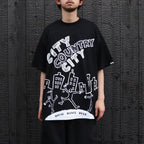 COTTON T-SHIRT_V.A #BLACK [CCC-263T007]