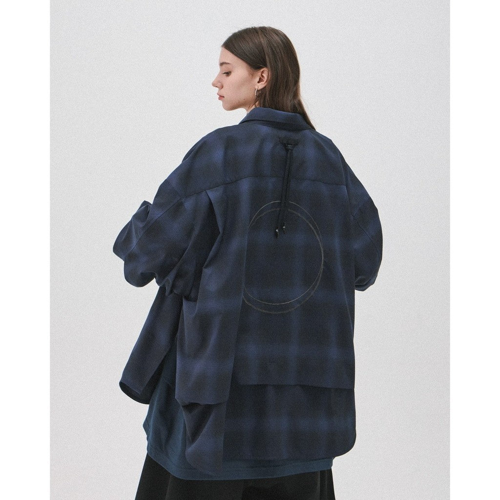 「GSR-01」 2-Layer Oversized Shirt (Light) #BATHYAL [GOOPI-24AW-SEP-01]