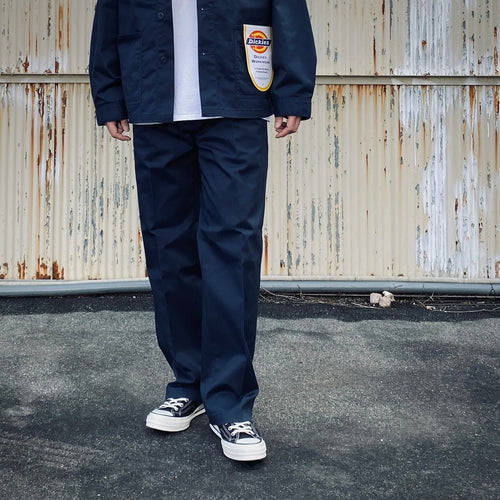 DICKIES | PLEATED TROUSERS #NAVY [26SS-WMP-DC01]