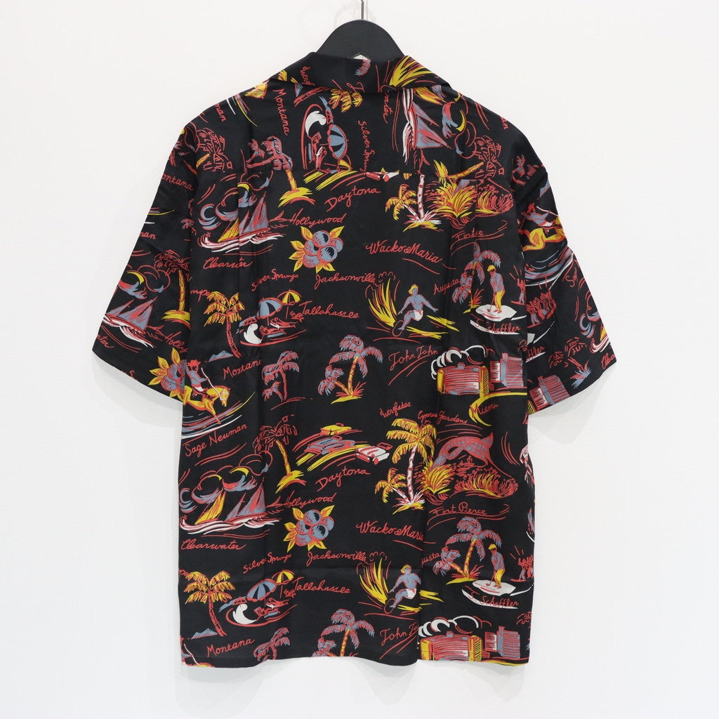 HAWAIIAN SHIRT S/S ( TYPE-2 ) #BLACK [25SS-WMS-HI02]