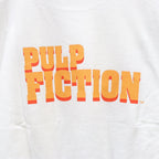 PULP FICTION | CREW NECK LONG SLEEVE T-SHIRT ( TYPE-1 ) #WHITE [PF-WM-LT01]