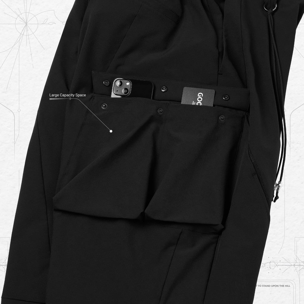 P-7S 「WindShear」 Utility Tapered Pants #SHADOW [GOOPI-24SS-JUN-01]