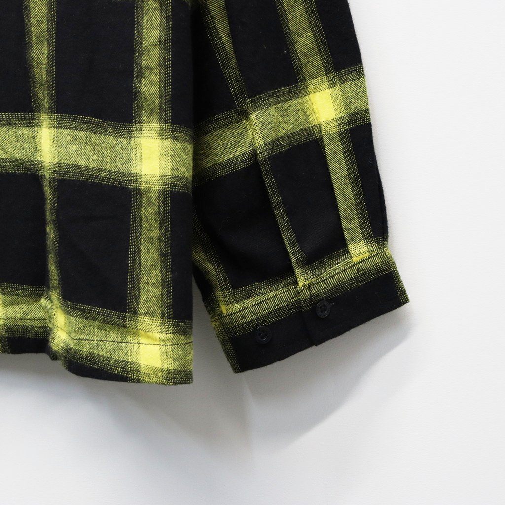 PLAID LS SHIRT #Yellow [FW25-S01]