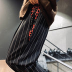 WOLF'S HEAD | ROCKABILLY PANTS -TYPE 3- #BLACK/BLACK [WOLFSHEAD-WM-PT17]