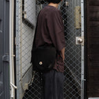 Early Morning | DEERSKIN MESSENGER BAG #BLACK [EM2325401]