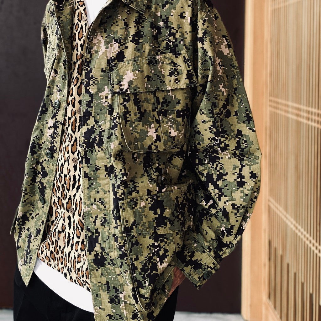 DIGITALCAMO FATIGUE JACKET #KHAKI [26FWE-WMO-ML03]