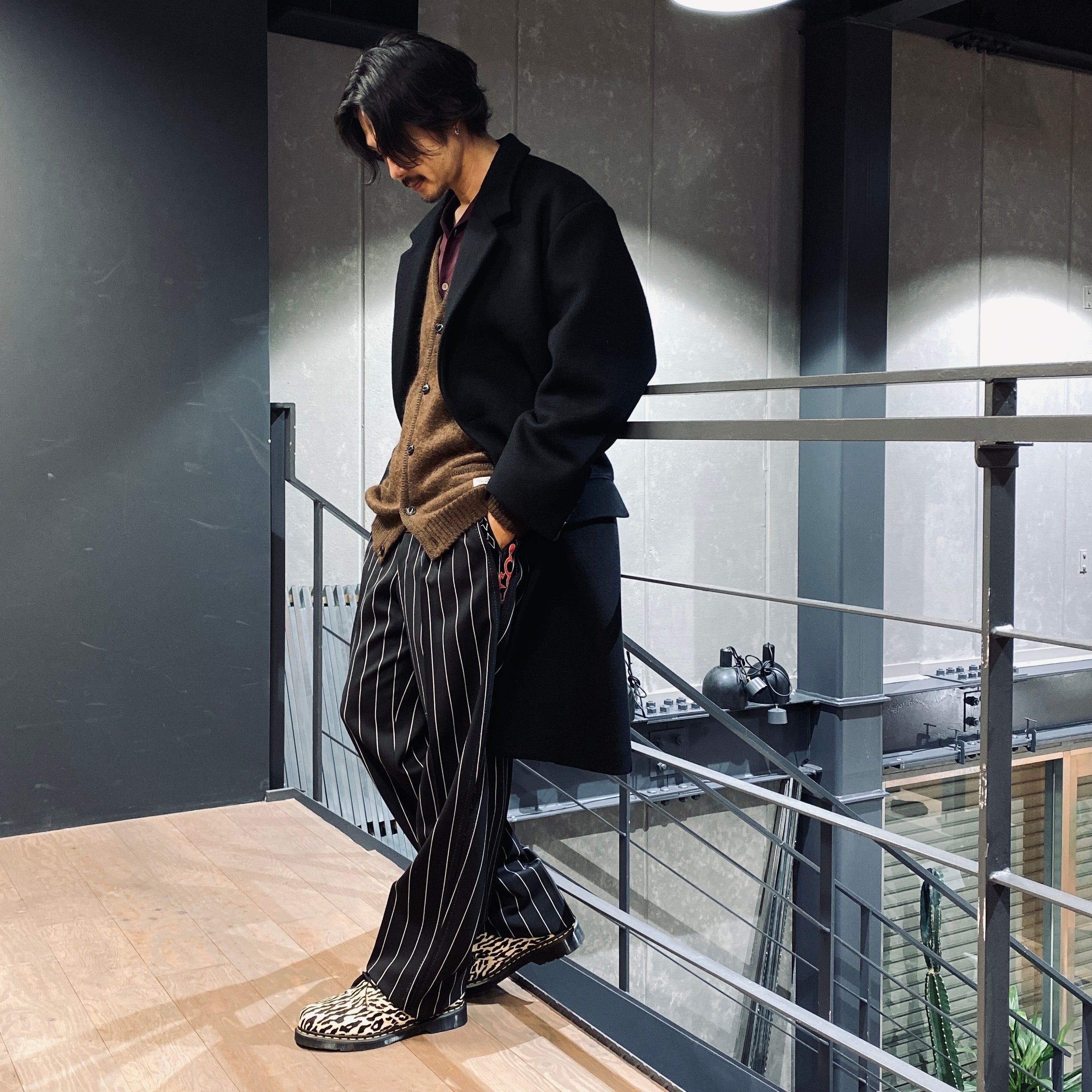 CHESTERFIELD COAT -A- -TYPE 2- #BLACK [23FW-WMO-CO04]