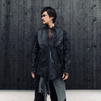 Rustic Edged Easy Rider's (VEGETABLE TANNING PIG LEATHER) #BLACK [M-P1-LW3]