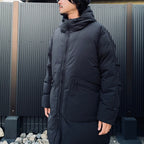 TECH 2WAY CADET DOWN PARKA #BLACK [BW-42026W]