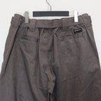 HERRINGBONE BALLOON PANTS #Charcoal [SS25-B06]