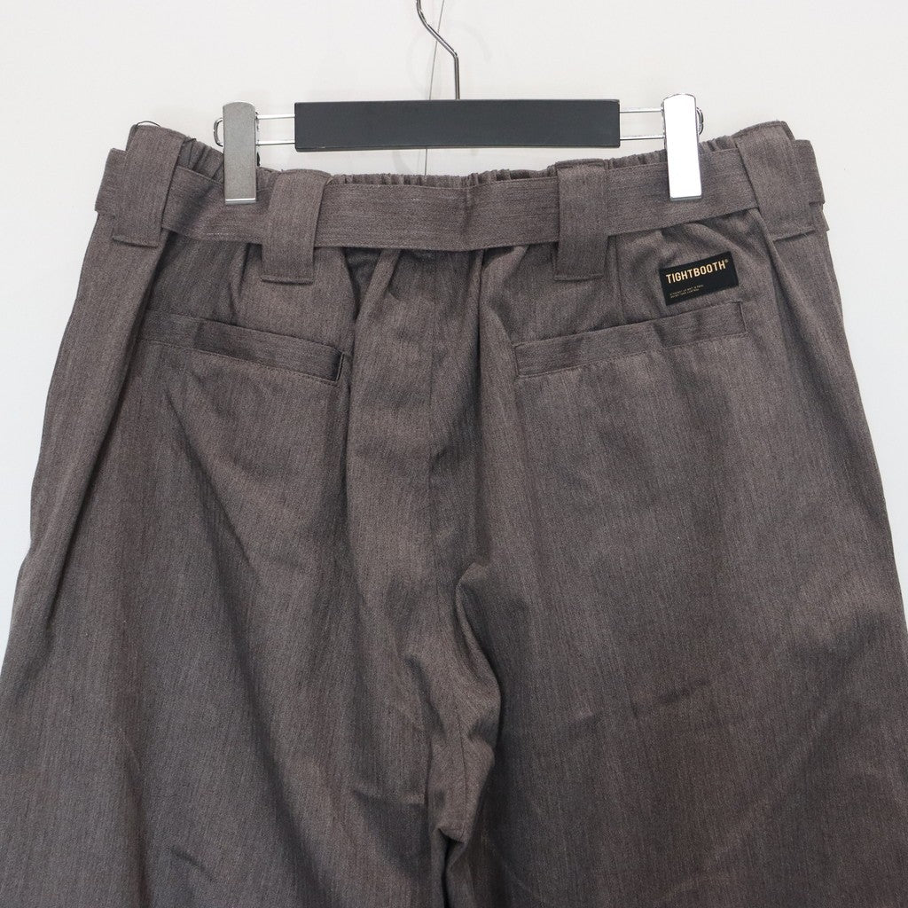 HERRINGBONE BALLOON PANTS #Charcoal [SS25-B06]