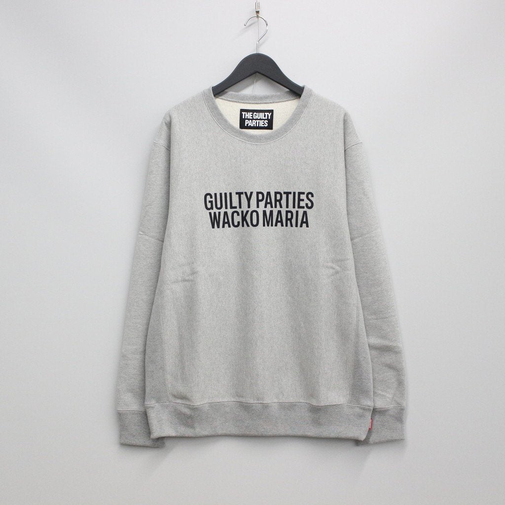 HEAVY WEIGHT CREW NECK SWEAT SHIRT #GRAY [23SSE-WMC-SS02]